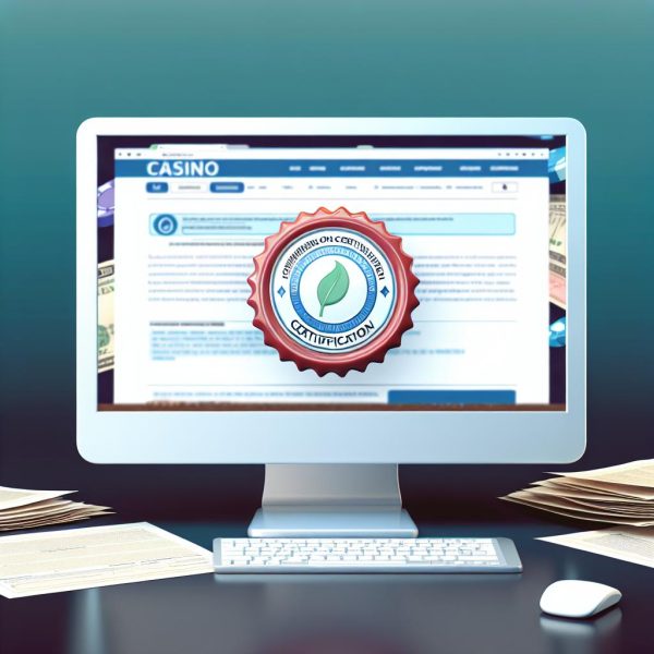 How can I check if an online casino is certified?