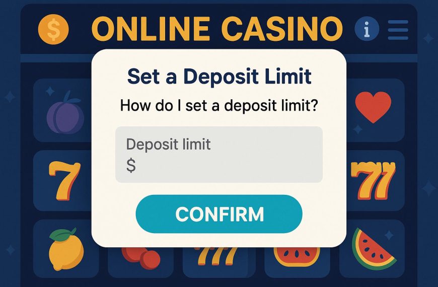 How do I set a deposit limit?