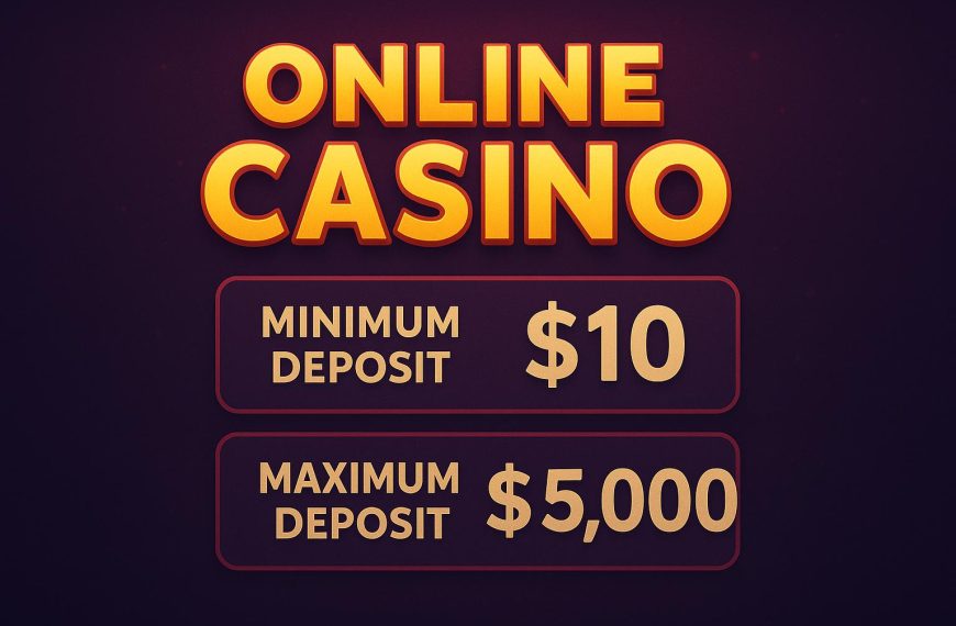 What is the minimum and maximum deposit amount?
