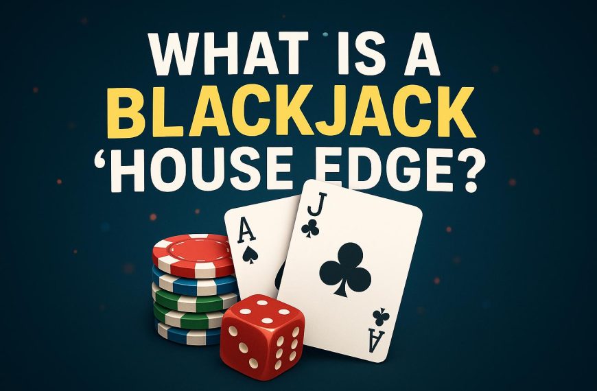 What is a blackjack “house edge”?
