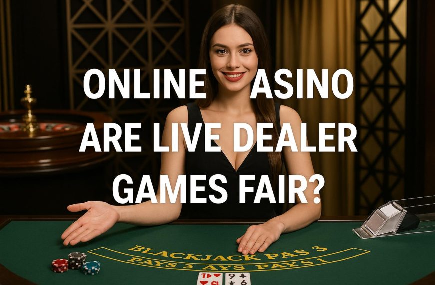 Are live dealer games fair?