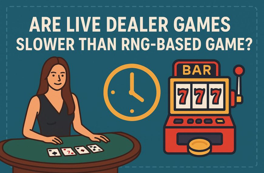 Are live dealer games slower than RNG-based games?
