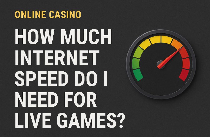 How much internet speed do I need for live games?