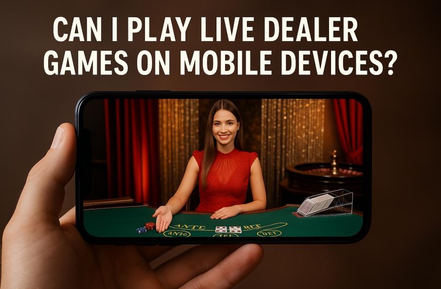 Can I play live dealer games on mobile devices?