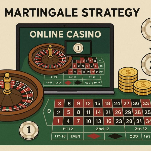 What is the Martingale strategy in roulette?