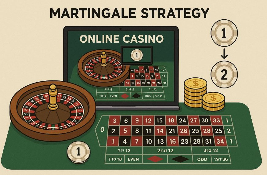 What is the Martingale strategy in roulette?