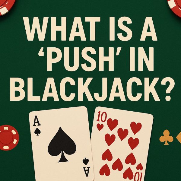 What is a “push” in blackjack?