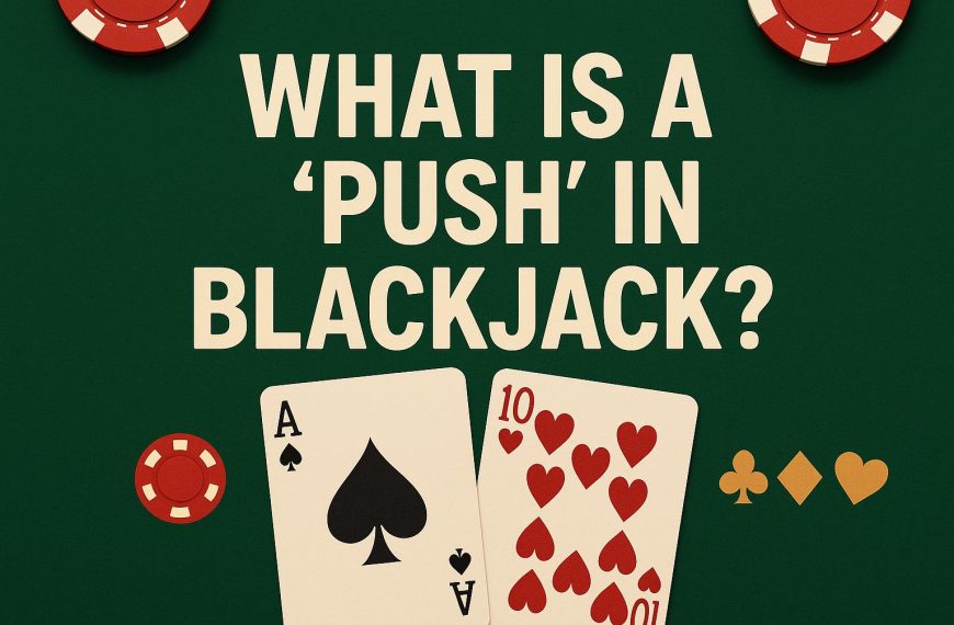 What is a “push” in blackjack?