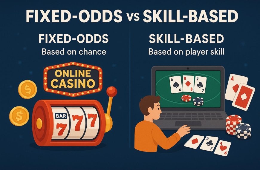 What’s the difference between fixed-odds games and skill-based games?