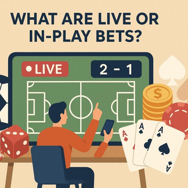 What are live or in-play bets?