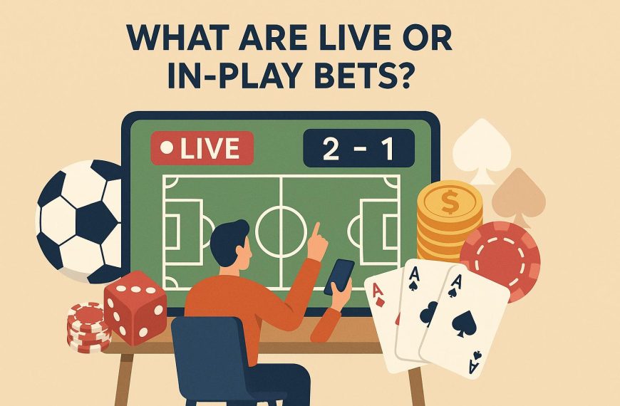 What are live or in-play bets?