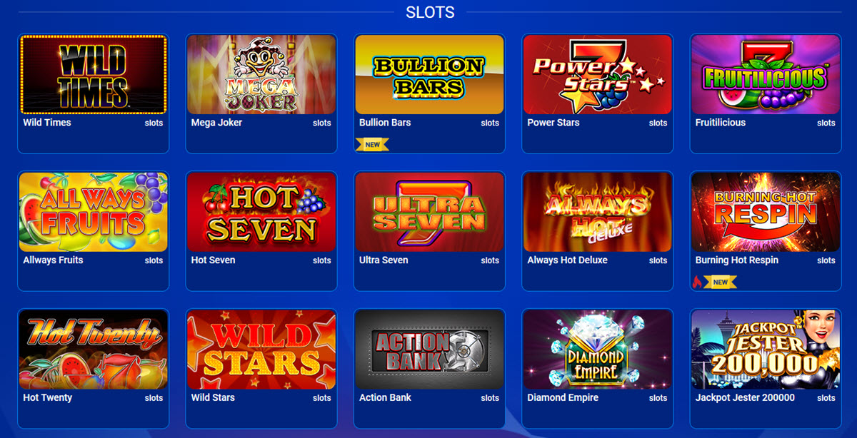 all brittish casino slots